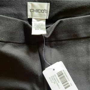 CHICO’s SZ 1.5 Black side zip pant NWT